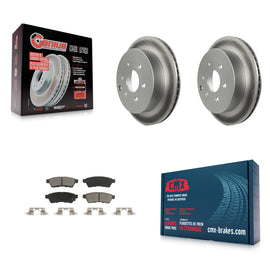 Rear Coat Brake Rotors Ceramic Pad Kit For Nissan Frontier Xterra Suzuki Equator