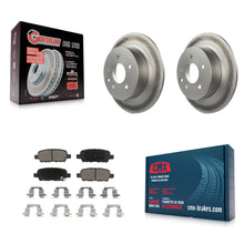 Load image into Gallery viewer, Rear Coat Disc Brake Rotors Ceramic Pad Kit For Nissan Altima Sentra Maxima Juke