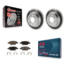 Rear Coat Brake Rotor Ceramic Pad Kit For Chevrolet Malibu Pontiac G6 Cobalt Ion