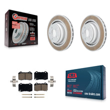 Charger l'image dans la galerie, Rear Coat Brake Rotors Ceramic Pad Kit For Dodge Charger Chrysler 300 Challenger