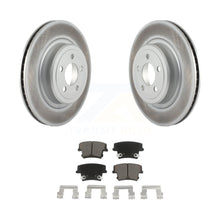 Load image into Gallery viewer, Rear Coated Disc Brake Rotors And Ceramic Pads Kit For Dodge Charger Magnum