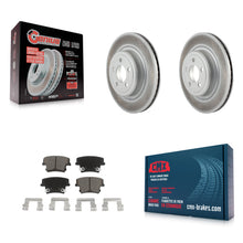 Load image into Gallery viewer, Rear Coated Disc Brake Rotors And Ceramic Pads Kit For Dodge Charger Magnum