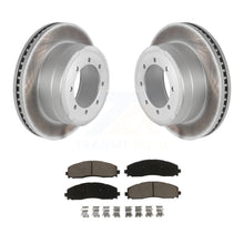 Load image into Gallery viewer, Rear Coat Disc Brake Rotor Ceramic Pad Kit For Ford F-250 Super Duty F-350 F-450