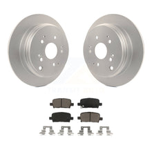 Load image into Gallery viewer, Rear Coated Disc Brake Rotors And Ceramic Pads Kit For 2002-2004 Honda Odyssey