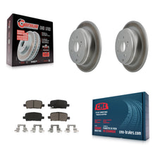 Load image into Gallery viewer, [Rear] 2002-2004 Honda Odyssey Premium Coated Rotors &amp; Ceramic Pads Brake Kit For Max Braking