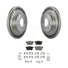 Load image into Gallery viewer, Rear Coated Disc Brake Rotors And Ceramic Pads Kit For Honda Civic Acura ILX CSX