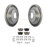 Rear Coated Disc Brake Rotors And Ceramic Pads Kit For Honda Civic Acura ILX CSX