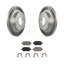 Load image into Gallery viewer, Rear Coated Disc Brake Rotors And Ceramic Pads Kit For 2008-2009 Saturn Astra