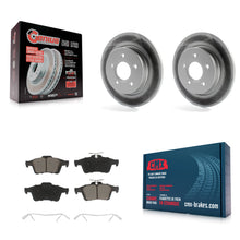 Charger l'image dans la galerie, Rear Coated Disc Brake Rotors And Ceramic Pads Kit For Ford Focus