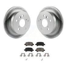 Load image into Gallery viewer, Rear Coated Disc Brake Rotors And Ceramic Pad Kit For Toyota Camry Avalon Solara