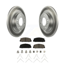 Load image into Gallery viewer, Rear Coated Disc Brake Rotors And Ceramic Pads Kit For Mazda 6 Protege