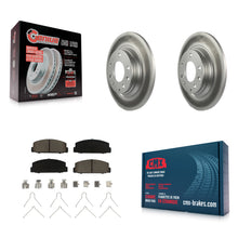 Load image into Gallery viewer, Rear Coated Disc Brake Rotors And Ceramic Pads Kit For Mazda 6 Protege