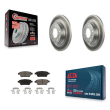 Load image into Gallery viewer, Rear Coat Brake Rotors Ceramic Pad Kit For Ford Fusion Mazda 6 Lincoln MKZ Milan