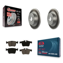 Load image into Gallery viewer, [Rear] 2016-2019 Land Rover Range Evoque Premium Coated Rotors &amp; Ceramic Pads Brake Kit For Max Braking