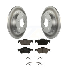 Charger l&#39;image dans la galerie, Kit de rotors de frein à disque à revêtement arrière et de plaquettes en céramique pour Mazda 3 2.0L 2004 – 2005 