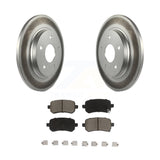 Rear Coated Brake Rotors Ceramic Pad Kit For Dodge Grand Caravan Chrysler Town &