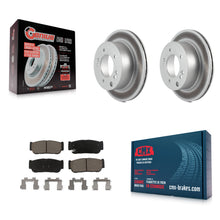 Load image into Gallery viewer, [Rear] 2003-2006 Kia Sorento Premium Coated Rotors &amp; Ceramic Pads Brake Kit For Max Braking