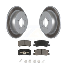 Load image into Gallery viewer, Rear Coated Disc Brake Rotor And Ceramic Pad Kit For Mitsubishi Lancer Outlander