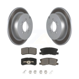 Rotor de frein à disque à revêtement arrière et Kit de plaquettes en céramique pour Mitsubishi Lancer Outlander 