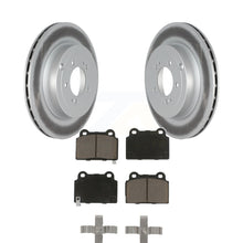 Load image into Gallery viewer, Rear Coated Disc Brake Rotors And Ceramic Pads Kit For Mitsubishi Lancer