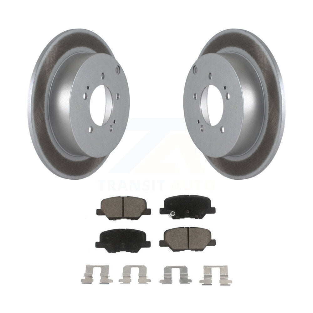 Kit de plaquettes en céramique pour rotors de frein à disque à revêtement arrière, pour Mitsubishi Outlander 3.0L 2013 