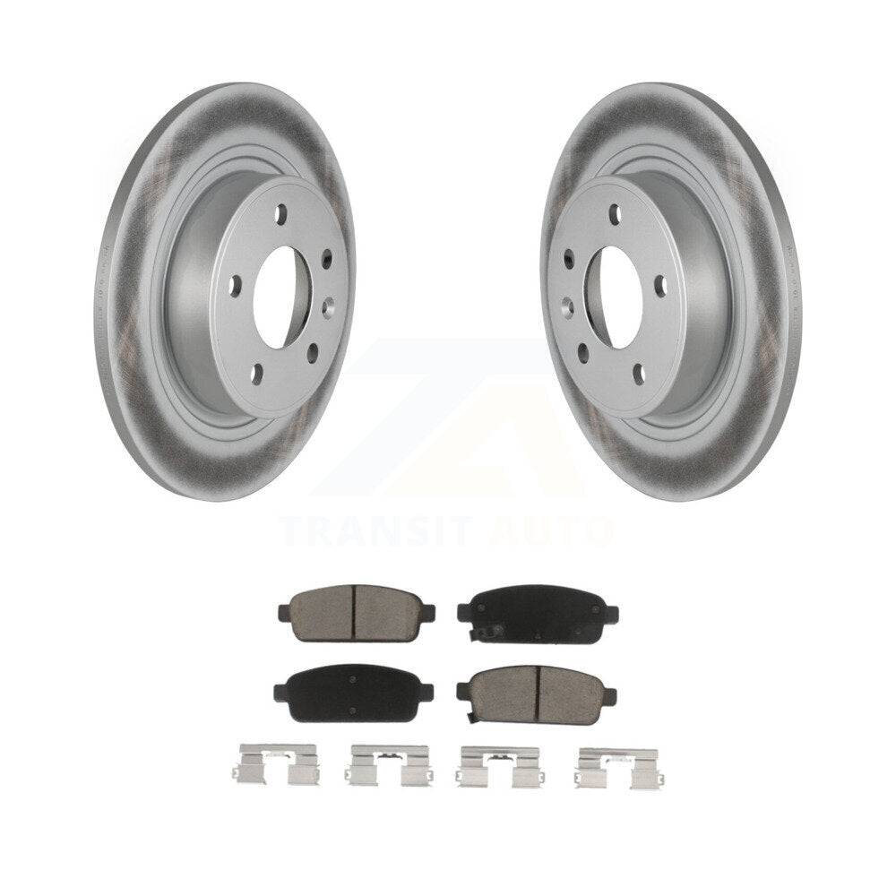 Kit de plaquettes de frein en céramique, Rotors de manteau arrière pour Chevrolet Cruze Buick Verano Volt ELR 