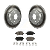 Rear Coat Disc Brake Rotors Ceramic Pad Kit For Chevrolet Cruze Volt Bolt EV EUV