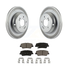 Load image into Gallery viewer, Rear Coated Disc Brake Rotors And Ceramic Pads Kit For Hyundai Genesis