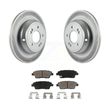 Load image into Gallery viewer, Rear Coated Disc Brake Rotors &amp; Ceramic Pad Kit For Hyundai Genesis G80 Kia K900