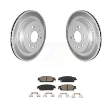 Charger l&#39;image dans la galerie, Rear Coat Brake Rotor Ceramic Pad Kit For Chevrolet Silverado 1500 LD GMC Sierra