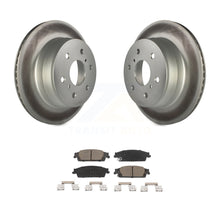 Charger l&#39;image dans la galerie, Rear Coat Brake Rotor Ceramic Pad Kit For Chevrolet Silverado 1500 GMC Sierra XL