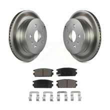 Charger l&#39;image dans la galerie, Rear Coated Disc Brake Rotor &amp; Ceramic Pad Kit For Chevrolet Equinox GMC Terrain