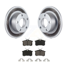 Load image into Gallery viewer, Rear Coated Disc Brake Rotors And Ceramic Pads Kit For Volkswagen Passat Audi A6