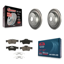 Load image into Gallery viewer, Rear Coated Brake Rotor Ceramic Pad Kit For Mercedes-Benz ML350 R350 ML500 ML320