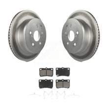 Charger l&#39;image dans la galerie, Rear Coated Brake Rotors Ceramic Pad Kit For Lexus IS250 GS350 IS350 GS300 GS430