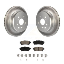 Charger l&#39;image dans la galerie, Rear Coated Brake Rotor Ceramic Pad Kit For Lexus GS350 IS300 IS200t IS350 RC350