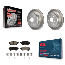 Load image into Gallery viewer, Rear Coated Brake Rotor Ceramic Pad Kit For Lexus GS350 IS300 IS200t IS350 RC350