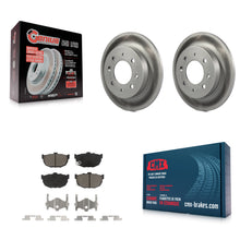 Charger l'image dans la galerie, Rear Coated Disc Brake Rotors And Ceramic Pads Kit For Kia Spectra Spectra5
