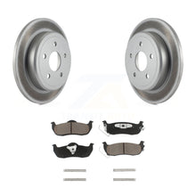 Charger l&#39;image dans la galerie, Rear Coated Disc Brake Rotor &amp; Ceramic Pad Kit For Jeep Grand Cherokee Commander