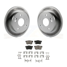 Charger l&#39;image dans la galerie, Rear Coated Brake Rotor Ceramic Pad Kit For Honda Accord Civic Acura RSX Integra