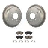 Rear Coated Brake Rotor Ceramic Pad Kit For Hyundai Santa Fe Kia Sportage Tucson