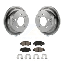 Charger l&#39;image dans la galerie, Rear Coated Disc Brake Rotors And Ceramic Pads Kit For Hyundai Sonata 2.4L