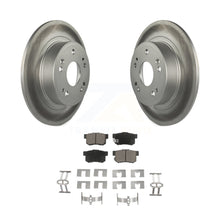 Load image into Gallery viewer, Rear Coated Disc Brake Rotors And Ceramic Pads Kit For Honda Accord Acura ILX