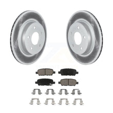 Load image into Gallery viewer, Rear Coated Disc Brake Rotor Ceramic Pad Kit For Nissan Rogue Sport LEAF Qashqai