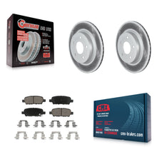 Load image into Gallery viewer, Rear Coated Disc Brake Rotor Ceramic Pad Kit For Nissan Rogue Sport LEAF Qashqai