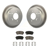 Rear Coated Disc Brake Rotor Ceramic Pad Kit For Hyundai Tucson Kia Sportage AWD