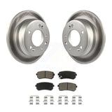 Rear Coated Brake Rotors Ceramic Pad Kit For Hyundai Elantra Tucson Kia Sportage