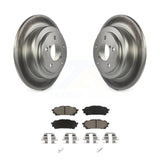 Rear Coat Disc Brake Rotor Ceramic Pad Kit For Subaru Forester Impreza Saab 9-2X