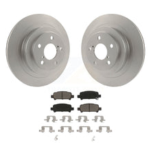 Charger l&#39;image dans la galerie, Rear Coated Disc Brake Rotors And Ceramic Pads Kit For Subaru Legacy