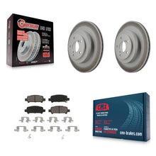 Charger l'image dans la galerie, Rear Coated Disc Brake Rotors And Ceramic Pads Kit For Subaru Legacy
